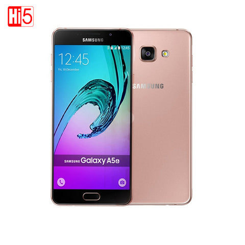 2016 Original Samsung Galaxy A5 A5100 mobile phones 5.2''  Android 5.1 Dual SIM MSM8939 Octa Core 2G RAM 16G ROM 13.0MP 4G LTE