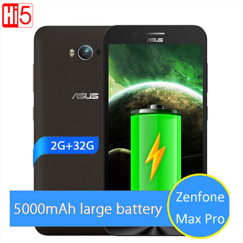 NEW Original ASUS Zenfone Max Pro 5000mAh Battery 2GB 32GB 4G LTE 5.5''  Snapdragon MSM8916 Quad Core Smartphone Android 5.0