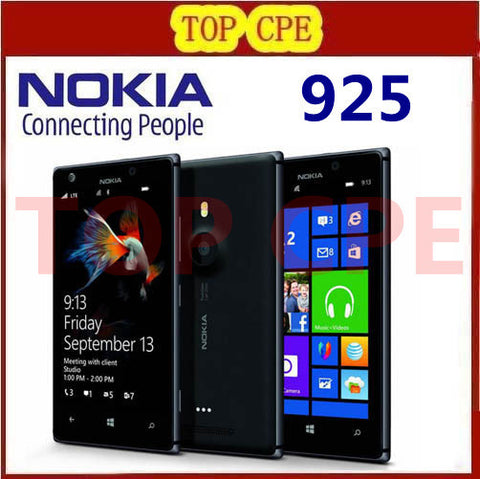Nokia Lumia 925 Dual Core 1 GB RAM 16GB 8MP Camera 4.5inch Touch Screen Microsoft Original Refurbished Windows 8 Smart Phone