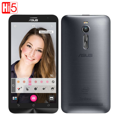Original ASUS Zenfone 2 Ze551ML mobile phone Android Cell Phones 4GB RAM 32GB 5.5"  1.8GHz Wifi 13MP Camera free shipping