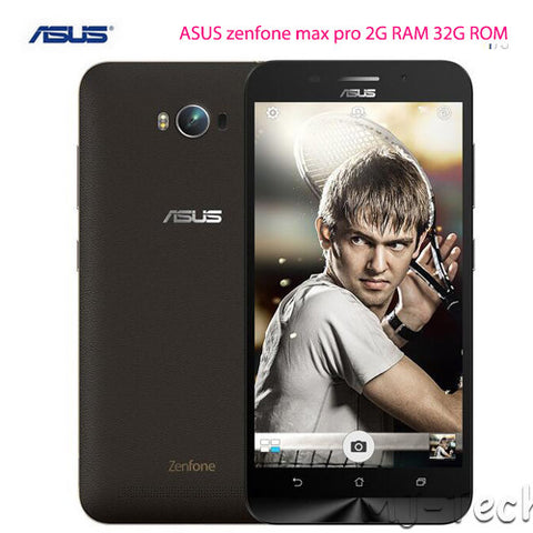 Original ASUS zenfone max pro 2G 32G ROM 5.5 INCH MSM8916 Quad Core Android 5.0 GPS 4G FDD 5000mah big battery Smart cellphone