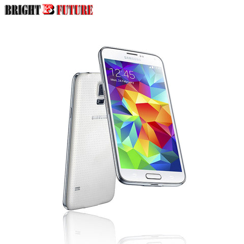 Original Genuine samsung Galaxy S5 phone i9600 Snapdragon 801 2.5GHz Android 4.4 unlocked waterproof