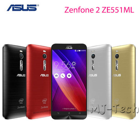 gift+ASUS Zenfone 2 ZE551ML 4G FDD LTE Android 5.0 5.5 Inch IPS 1920x1080 4GB LTE Phone