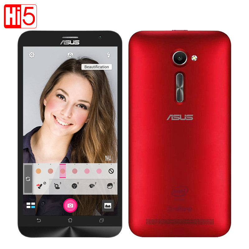 Original ASUS Zenfone 2 Ze551ML mobile phone Android Cell Phones 4GB RAM 32GB 5.5"  1.8GHz Wifi 13MP Camera free shipping